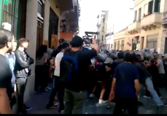 Represión policial en San Telmo