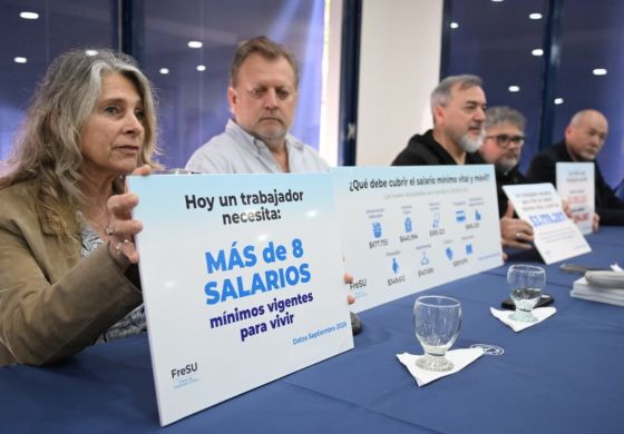 El FreSU reclama un Salario Mínimo Vital y Móvil de $3.178.287